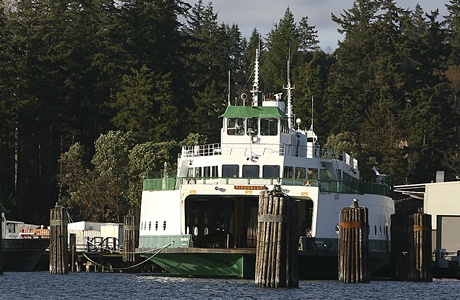 The retired steel-electric ferry Nisqually