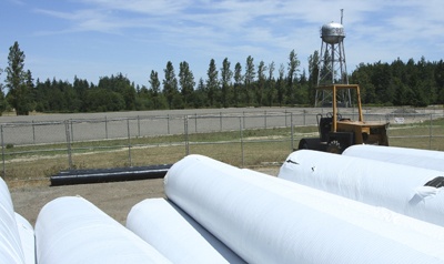 Bundled turf will be be used in the new fields at Battle Point Park