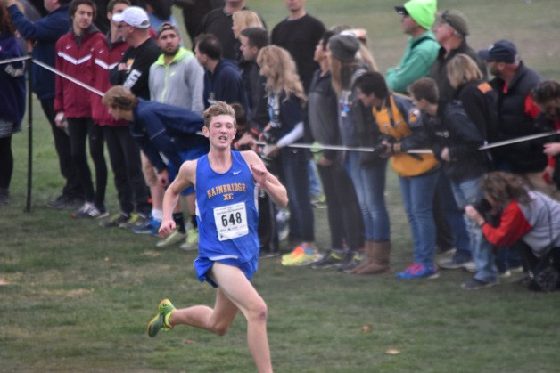 Bainbridge High School senior Devon Reynolds was one of the fastest island runners at the recent 3A Washington Interscholastic Activities Association State Cross Country Meet at the Sun Willows Golf Course in Pasco