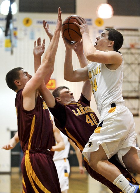 Sophomore Chris Bell went three-for-three from the floor with 14 points and three assists in Bainbridge’s 80-70 win over Lakeside Wednesday.