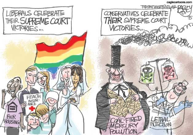 Today's cartoon is by Pat Bagley