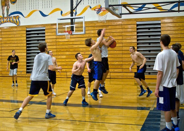 Practice for the basketball season began last week at Bainbridge High.