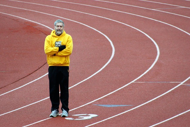 Running coach Jim Whiting returns for his 19th year at the helm of the All-Comers Tracks Meets