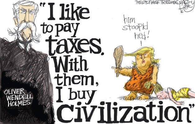 Today's cartoon is by Pat Bagley