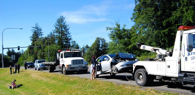 Bainbridge police responded to a 3-car pile up Monday off of Highway 305 and Madison Avenue.