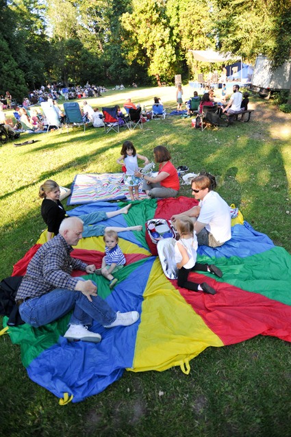 The Summer Concert Series kicked off at Waterfront Park Wednesday with music from Malo’s Combo.