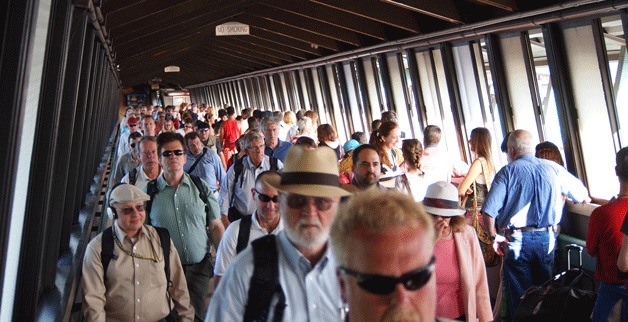 Walkaboards at the Bainbridge Island Ferry terminal.