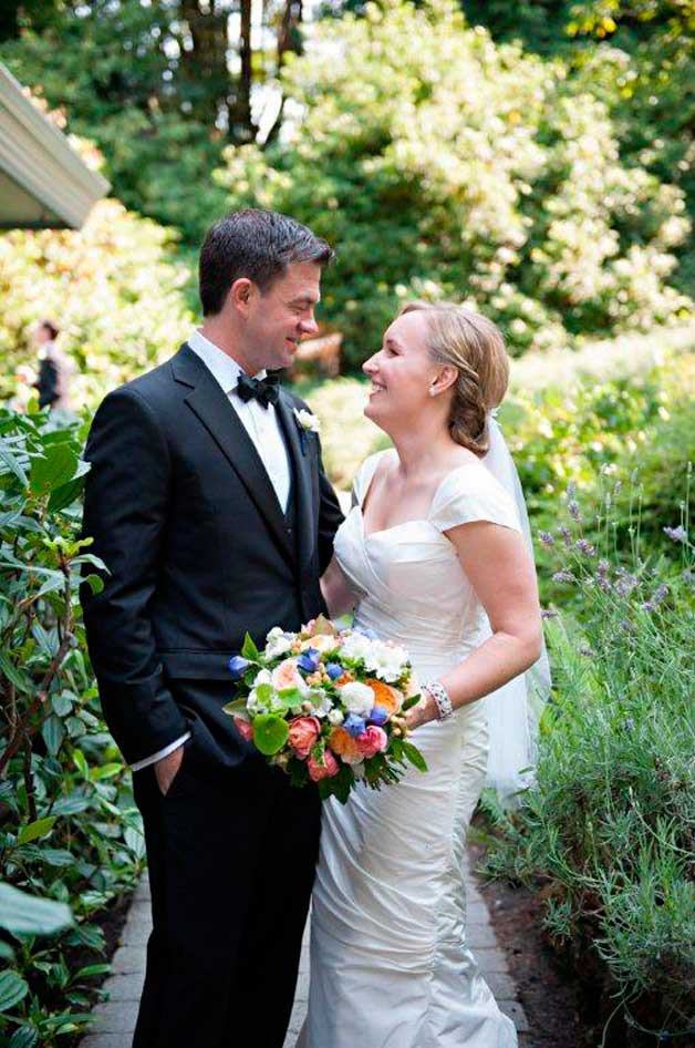 Anna Sperling and Matt McAlvanah were married in an August wedding on Bainbridge.