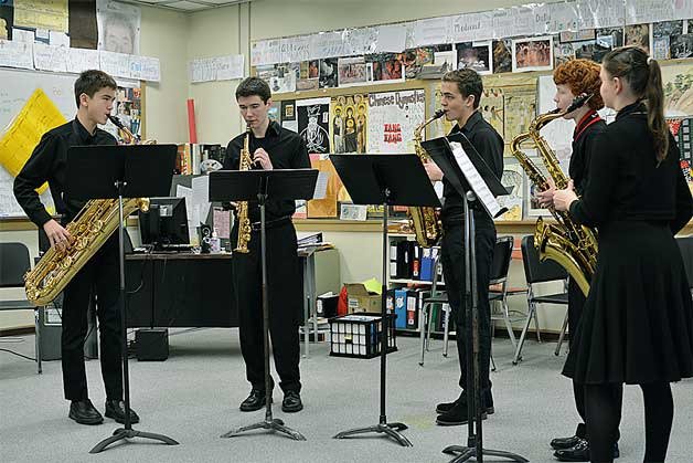 The Bainbridge Saxophone Quintet of Kevin McCann