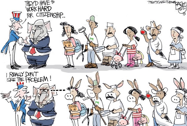 Today's cartoon is by Pat Bagley