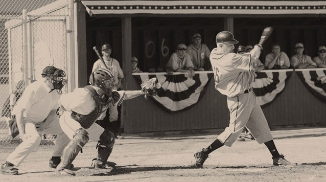 Gavin DeWitt at the plate during last year’s Stars and Strikes game. The event will take place from 9 a.m.-1 p.m. July 4.