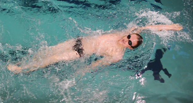 Colin Chupik is a top returner for the Bainbridge swim team.