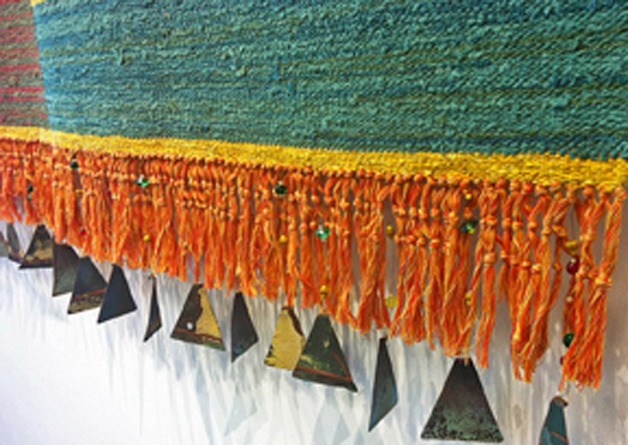 The fiber art of Suzanne Hubbard is on display at The Island Gallery as part of the show