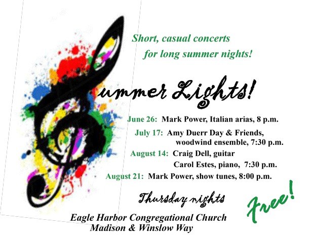 Next concert in Summer Lights series features guitarist Craig Alden Dell  with Carol Estes