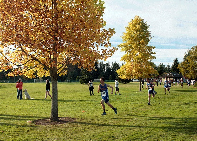 The Spartan boys ran hard and took second place overall in a meet held at Battle Point Park Wednesday