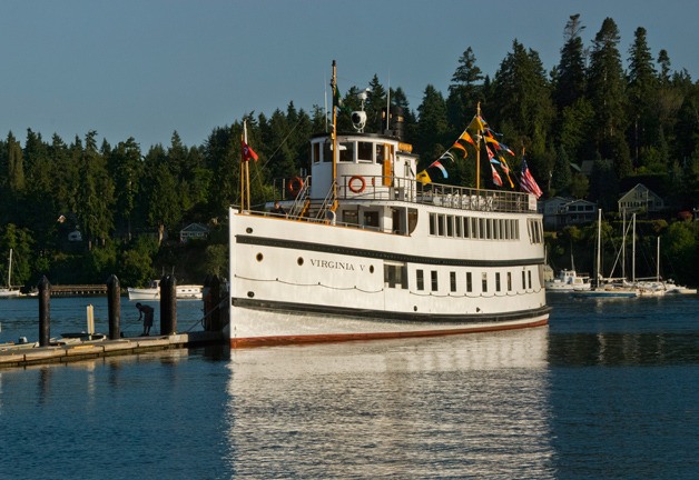 The Virginia V will take a fundraising cruise around Bainbridge Island on Sunday