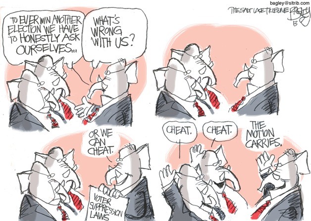 Today's cartoon is by Pat Bagley