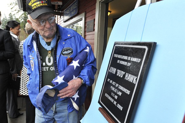 The Rollingbay Post Office Building was named after John “Bud” Hawk