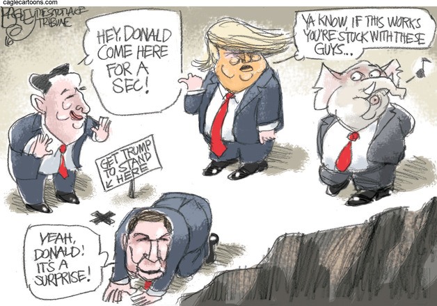 Today's cartoon is by Pat Bagley