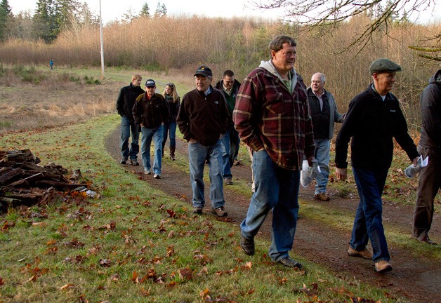 Bainbridge parks officials recently hosted a tour of the Sakai property.