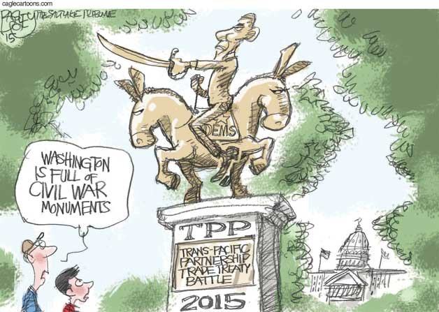 Today's cartoon is by Pat Bagley