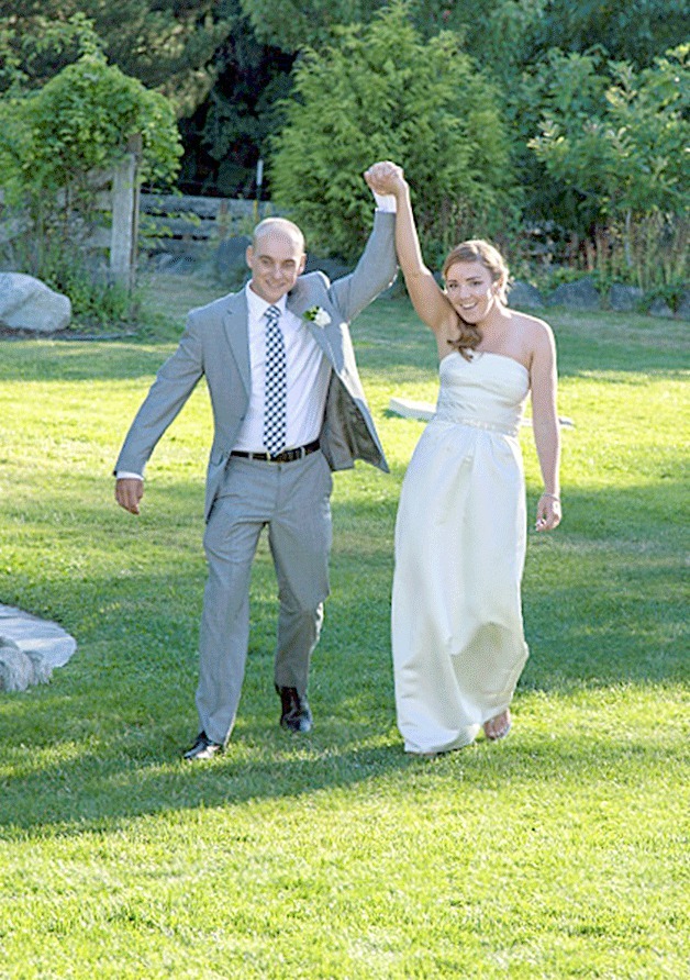 Emily Farrar and James Neill joined hands in marriage in August in Poulsbo.