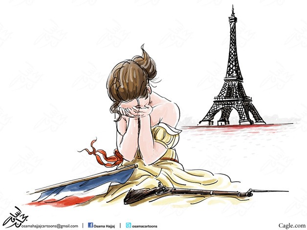 Cartoonists react to Paris terrorist attacks | THE BAINBRIDGE BLAB