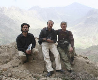 Dana Visalli (far right) with Iraqi botanists on a trip to Iraqi Kurdistan in April.