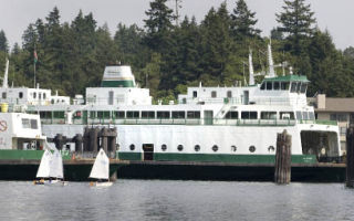 The Steel Electric ferry Illahee awaits its fate at the Eagle Harbor maintenance facility.