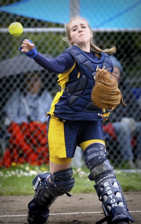 Brittany Wisner has become a vocal leader on a talented Bainbridge team.