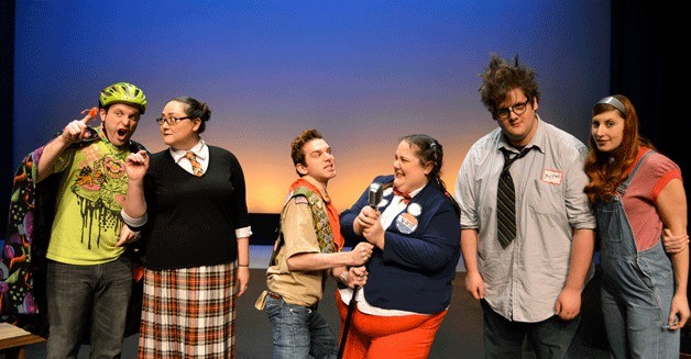 The cast of the nationally recognized musical “The 25th Annual Putnam County Spelling Bee