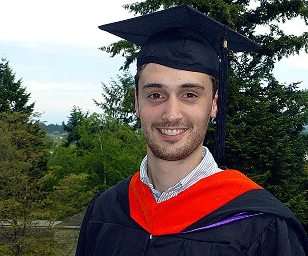 Paul Sharman has been awarded a master's in civil engineering and is now interning at Transpo Group in Kirkland.