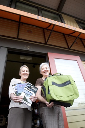 Traveler owners Susan Taylor (left) and Barbara Tolliver didn’t go too far.