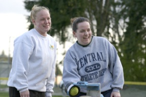 BHS alums Liz McCloskey (right) and Katie Leigh take the reins of the fastpitch program this year