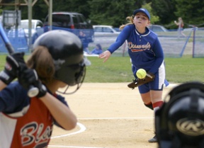 Hailey Willmann was one of the Little League All-Stars.