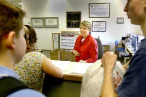 Bainbridge High School secretary Georgia Figgins is retiring after 22 years.