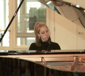 BMA piano scholarship winner Theodora Carson.