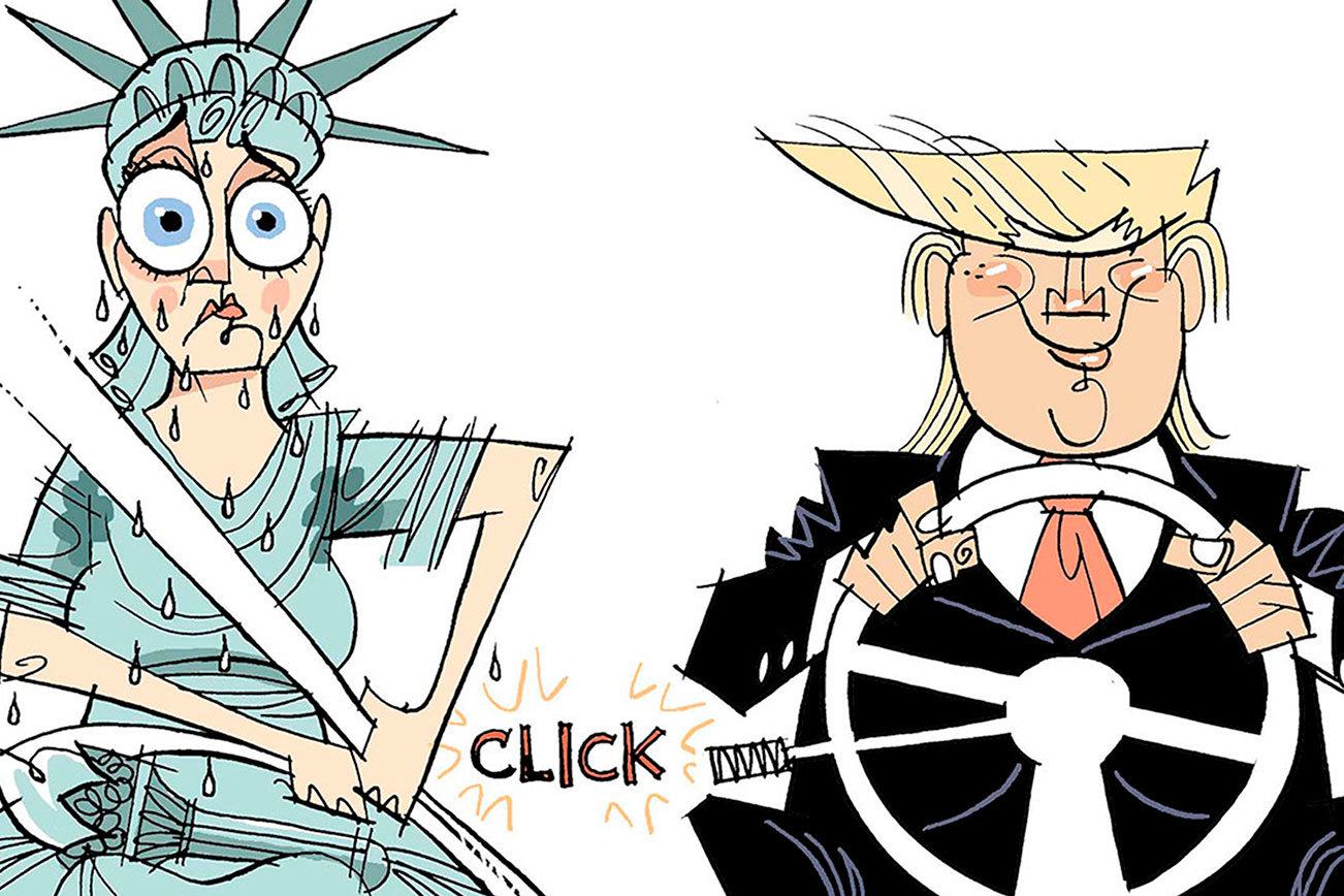 Inauguration Day in cartoons: The view from here