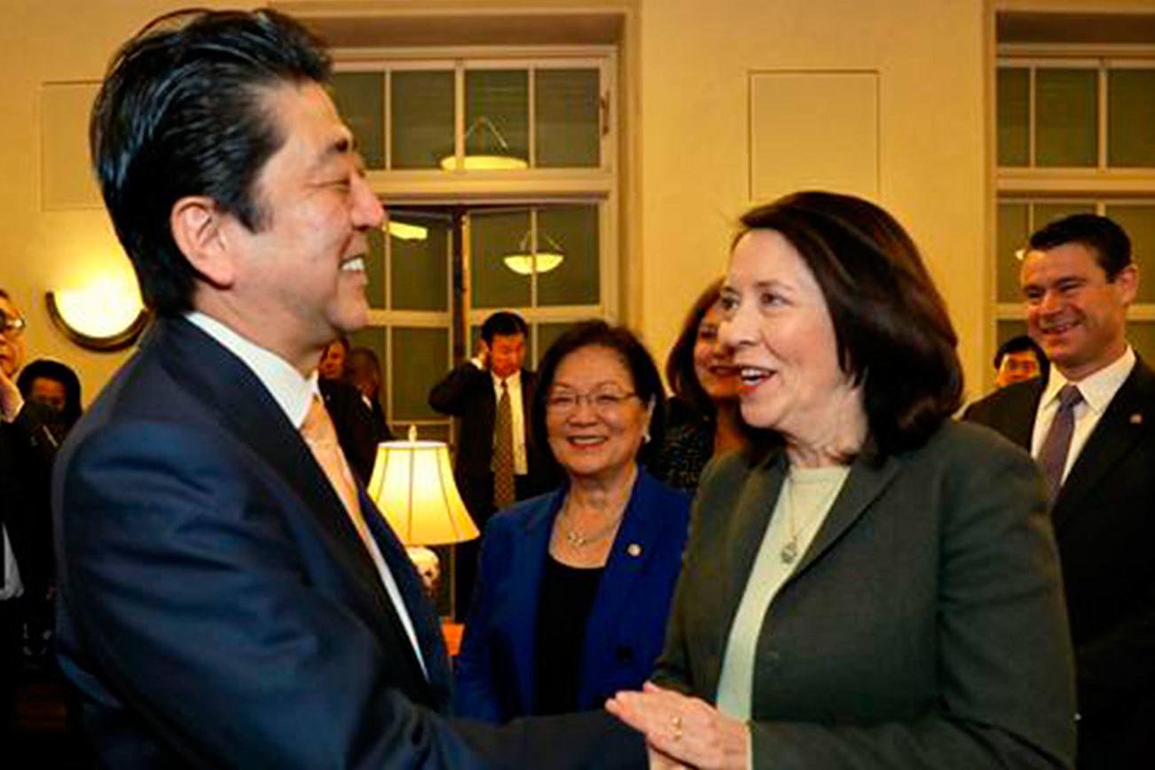 Senator Cantwell meets with Japanese Prime Minister Shinzo Abe on trade, security