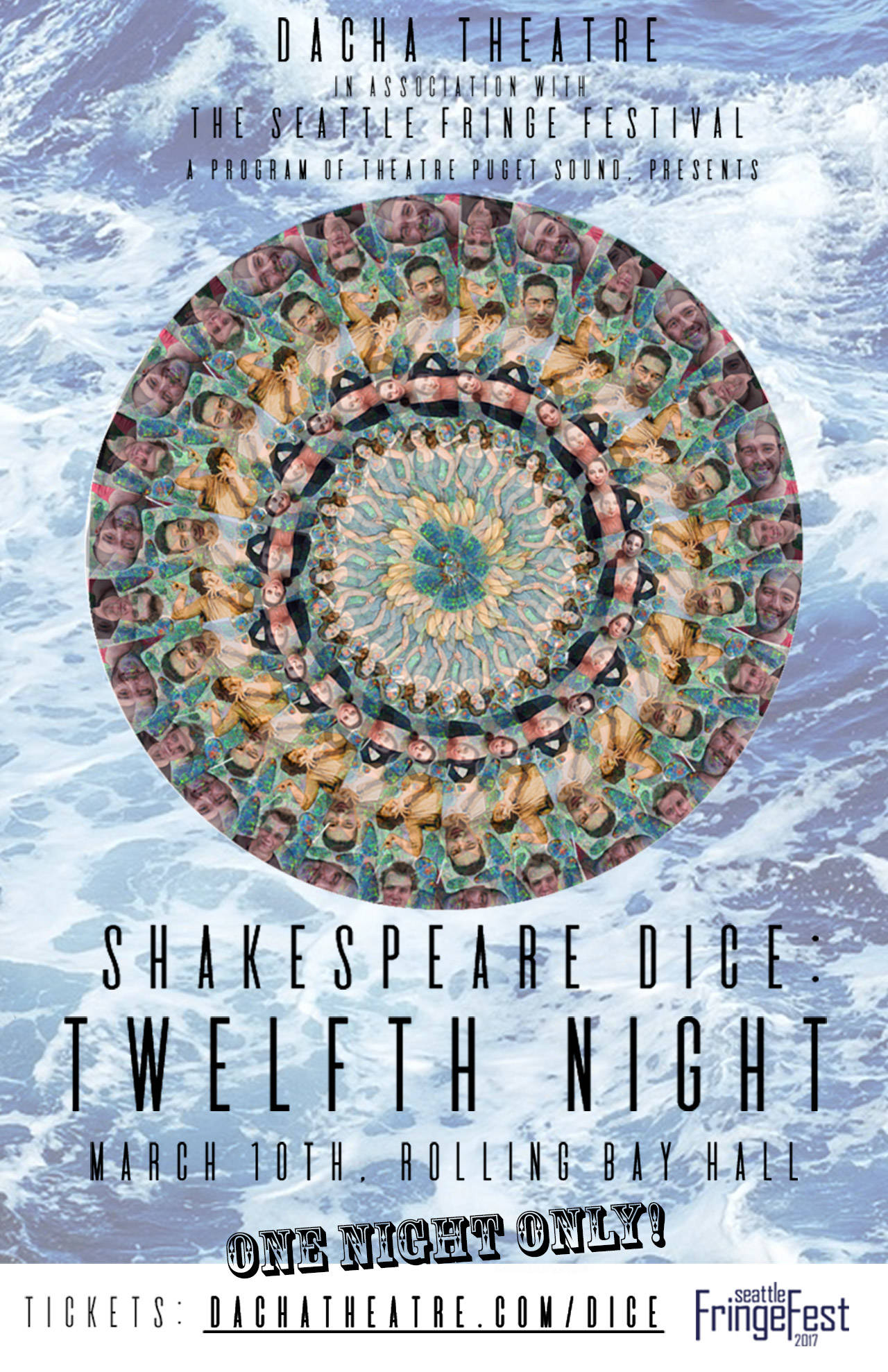 Image courtesy of Dacha Theatre | Dacha Theatre’s Shakespeare Dice version of “Twelfth Night, or What You Will” is coming to Bainbridge Island for a special one-night-only performance at 7:30 p.m. Friday, March 10 at Rolling Bay Hall.