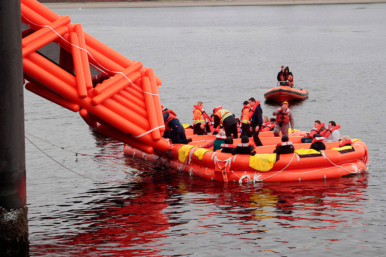 A Slide To Safety Wsf Conducts Emergency Evacuation Drills At Winslow