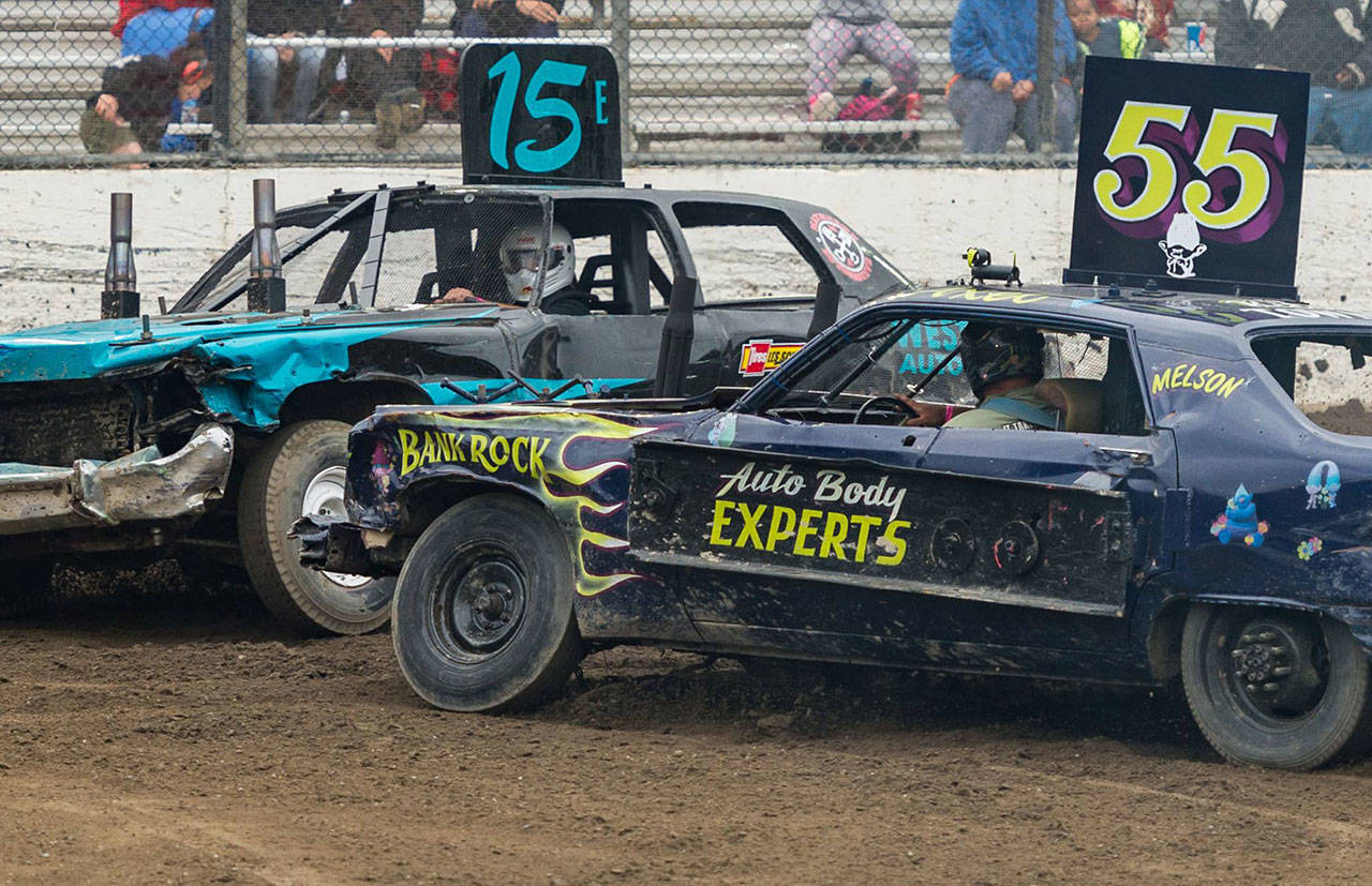 The Kitsap Destruction Derby Association will host a smashing good time Sunday at the fair. Gates open at 2 p.m. (Contributed photo)