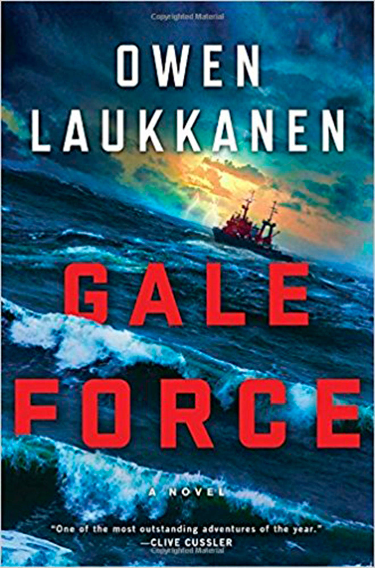 Image courtesy of Eagle Harbor Book Company | Owen Laukkanen will visit Eagle Harbor Book Company to discuss his latest thrill, “Gale Force,” a rousing seafaring yarn set in the north Pacific at 6:30 p.m. Thursday, May 31.