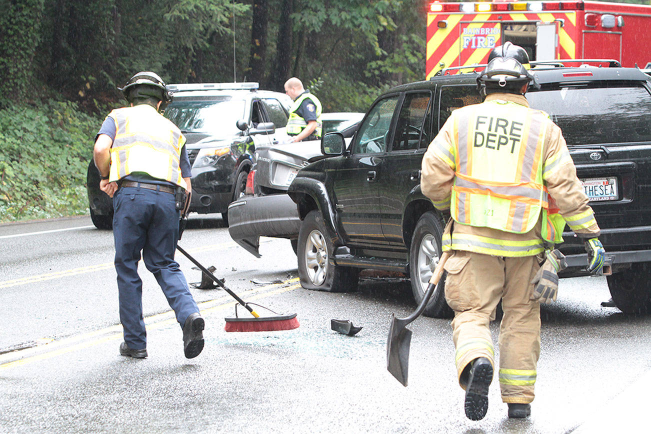 UPDATE Multiplecar crashes Sunday make a mess of Highway 305