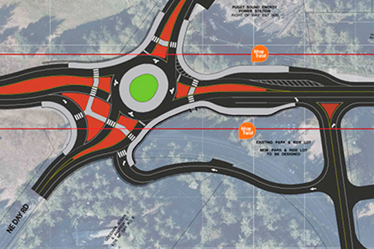 Proposed roundabout at Day Road includes new Phelps Road access to highway