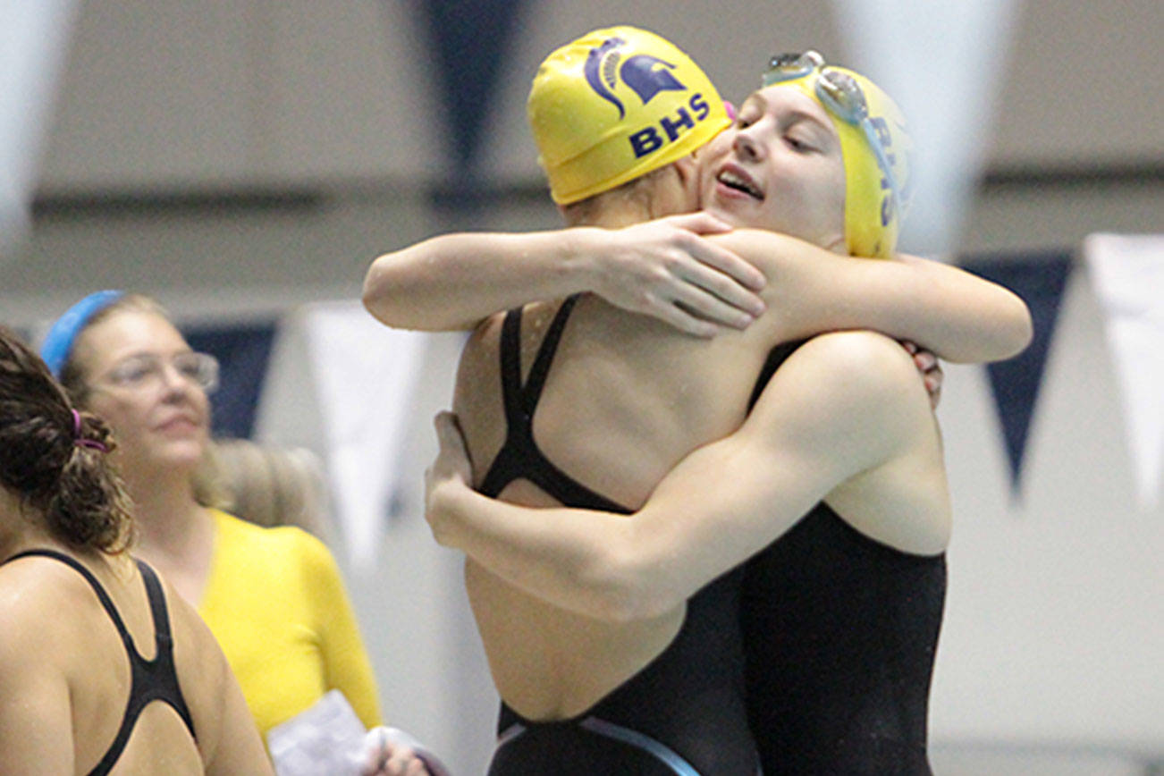 Spartan girls swimming & diving team at State, Part II | Photo gallery