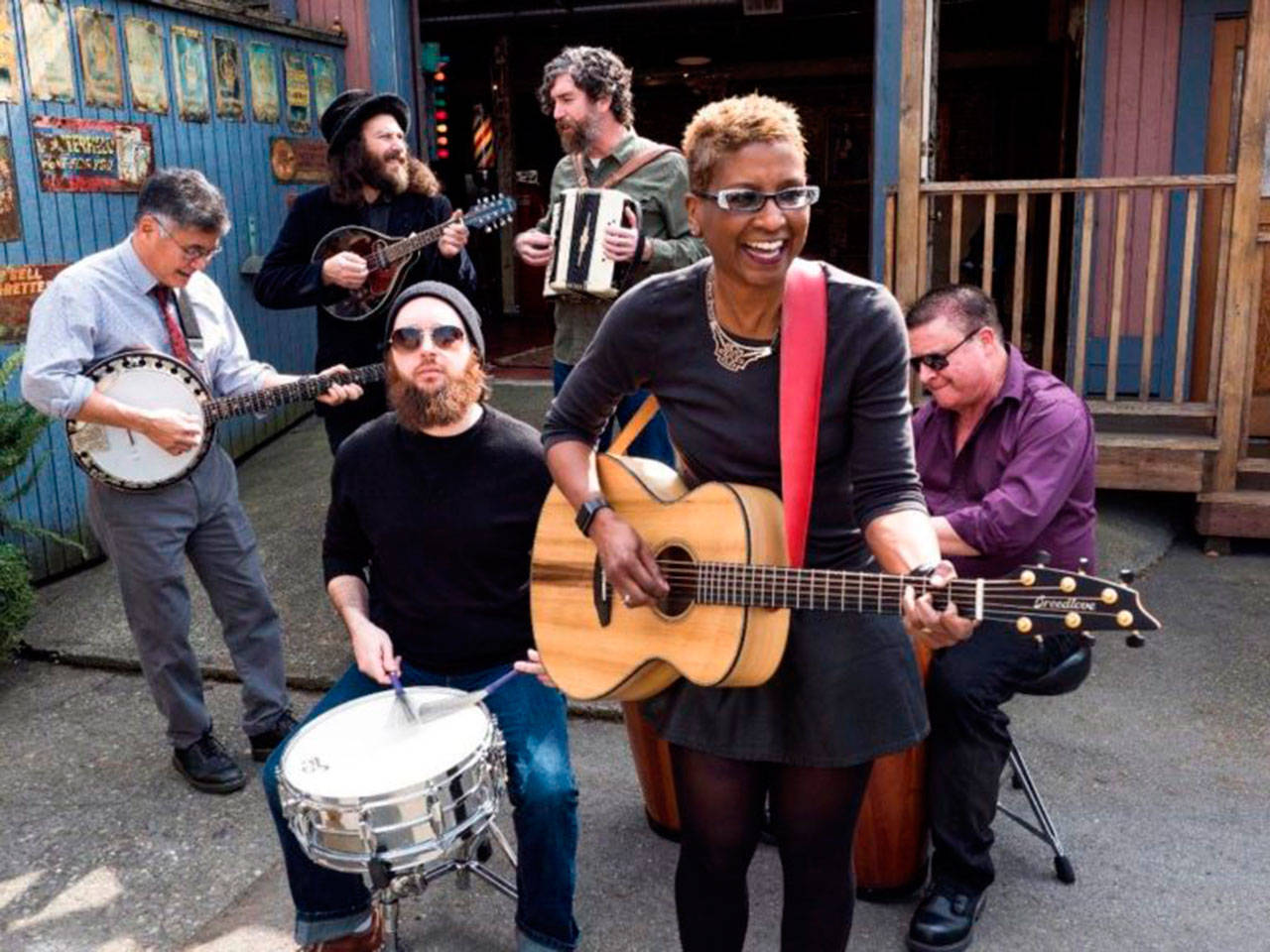 Photo courtesy of the Treehouse Café | Singer-songwriter Paula Boggs and her six-piece band are bringing what they call “Seattle-Brewed Soul-grass” back to the Treehouse Café at 8 p.m. Saturday, Dec. 14.