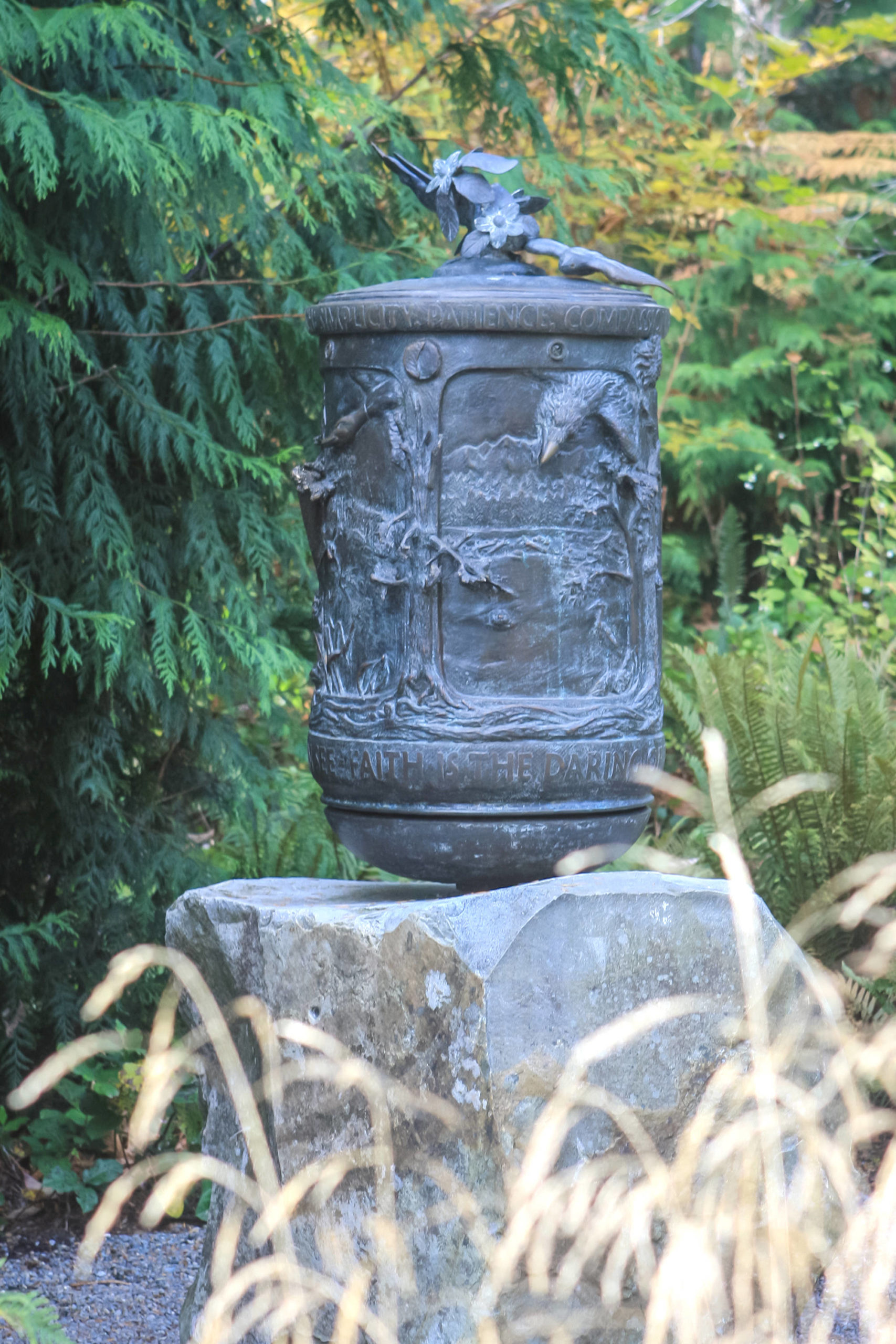 The prayer wheel.