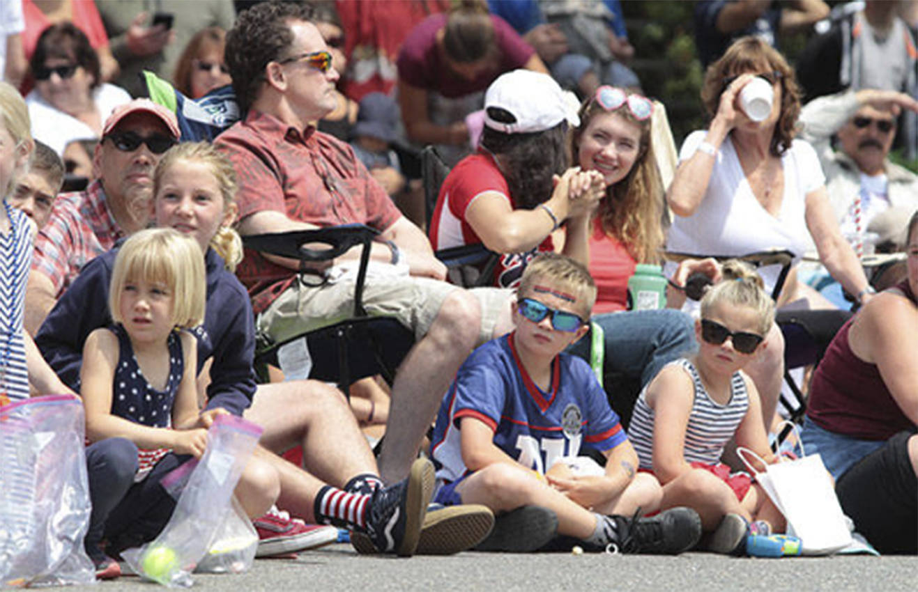 To avoid crowds, the parade will be all over the island, not just on Winslow Way. Bainbridge Island Review files photos