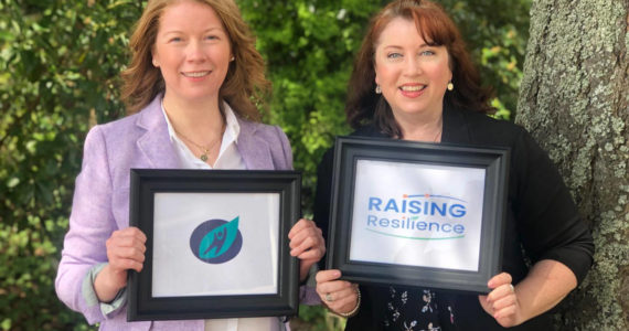 BYS executive director Courtney Oliver and Raising Resilience executive director April Avey announce the merger of their organizations. Courtesy photo